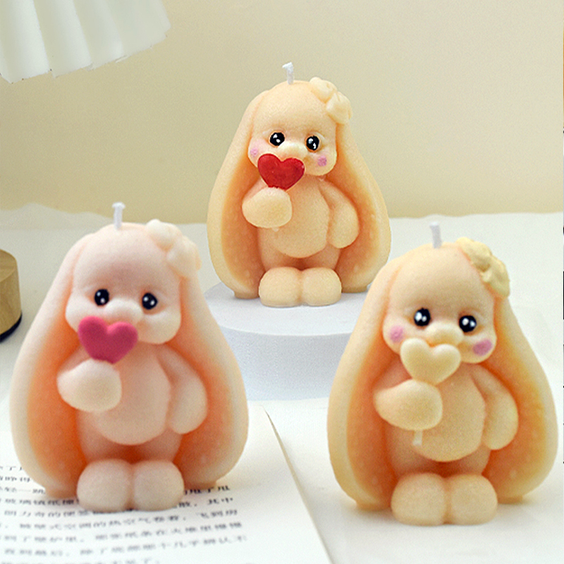 Bunny Cake Mold - Cetakan Silikon Kelinci Telinga Panjang 3D
