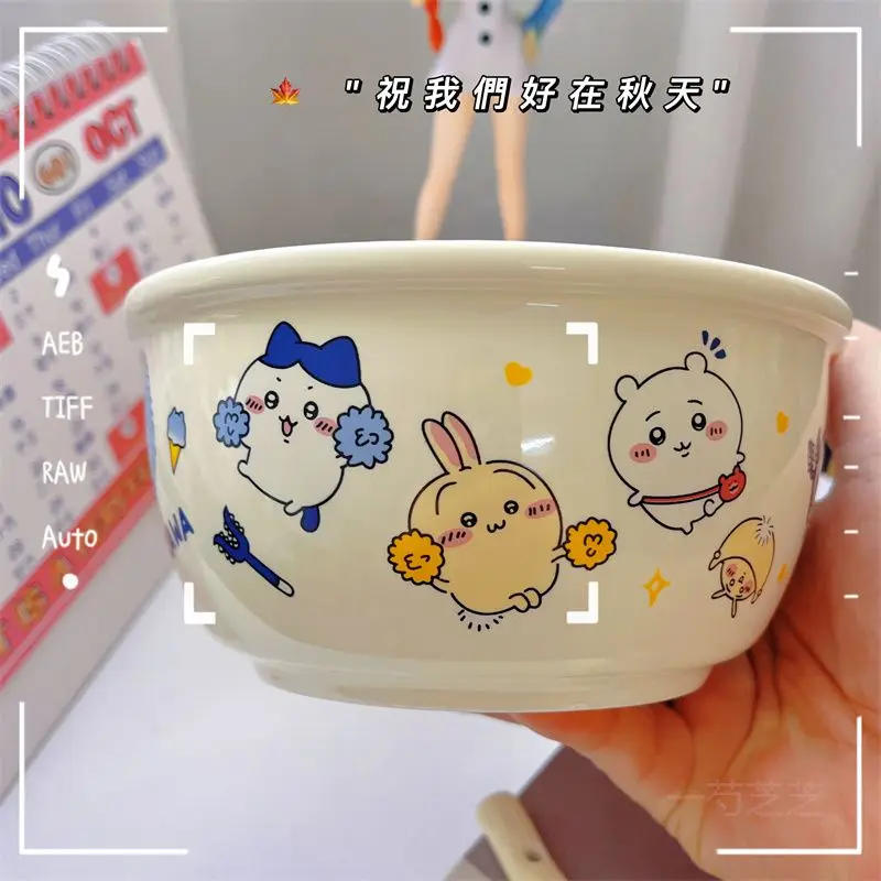 Dim Sum Basket - Set Mangkuk Mie Instan Keramik Kartun