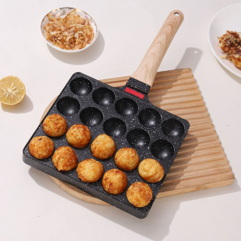 Takoyaki Grill Plate - Wajan Takoyaki 20 Lubang, Piring Panggang