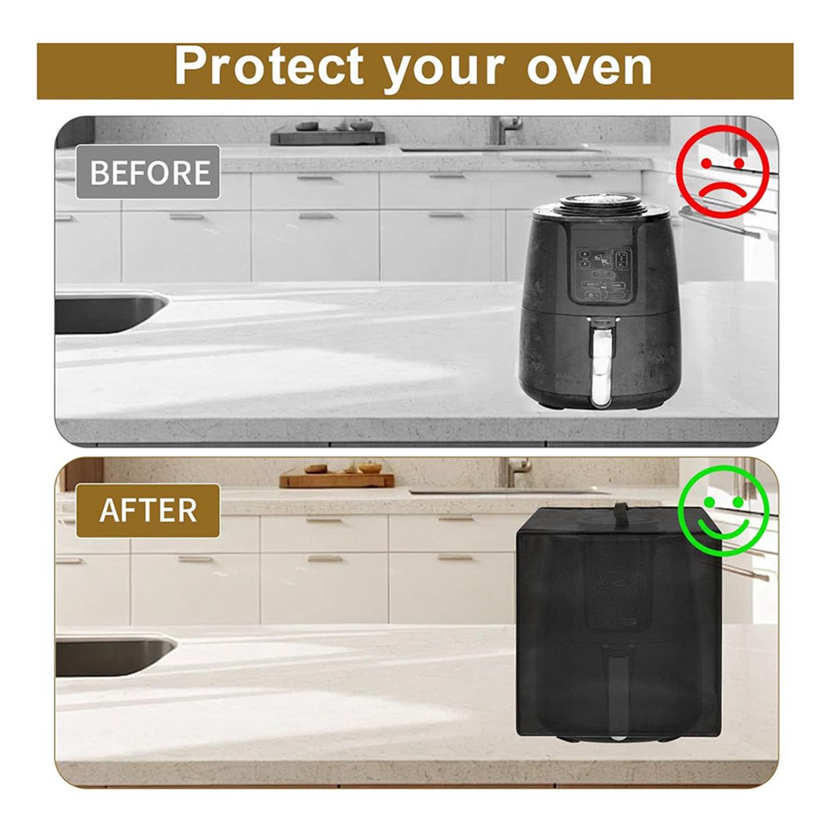 Ninja Air Fryer Af101 - (A14E) Penutup Penggorengan Udara untuk Ninja