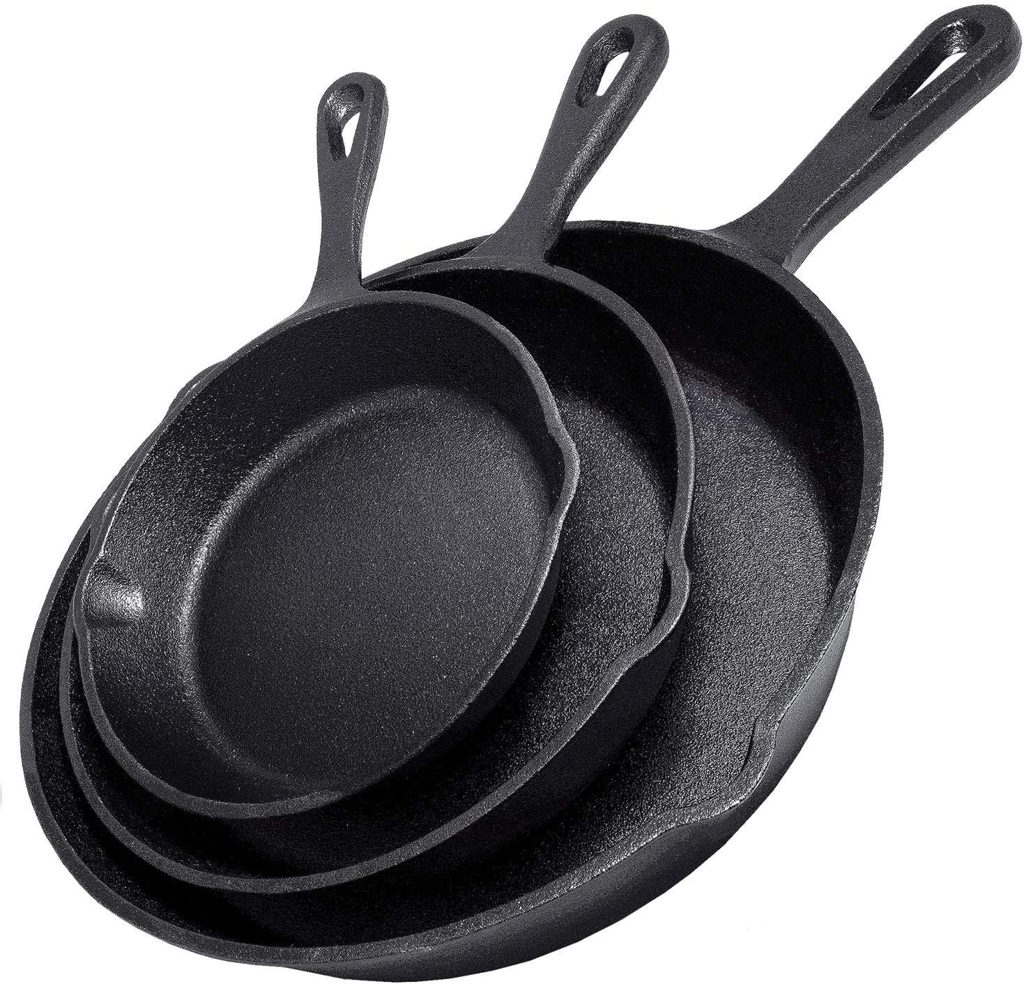 Mini Pancake Griddle - Wajan Besi Cor 14/16/20cm Anti Lengket,