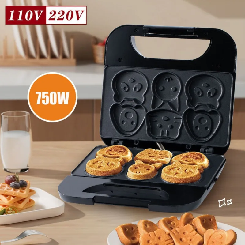 Mini Pancake Griddle - Mesin Biskuit Kartun Rumah Tangga US