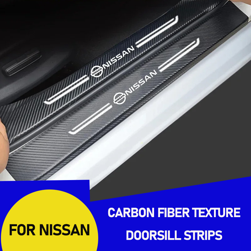 Crepe Pan Carbon - Serat Karbon untuk Nissan Sill Plate