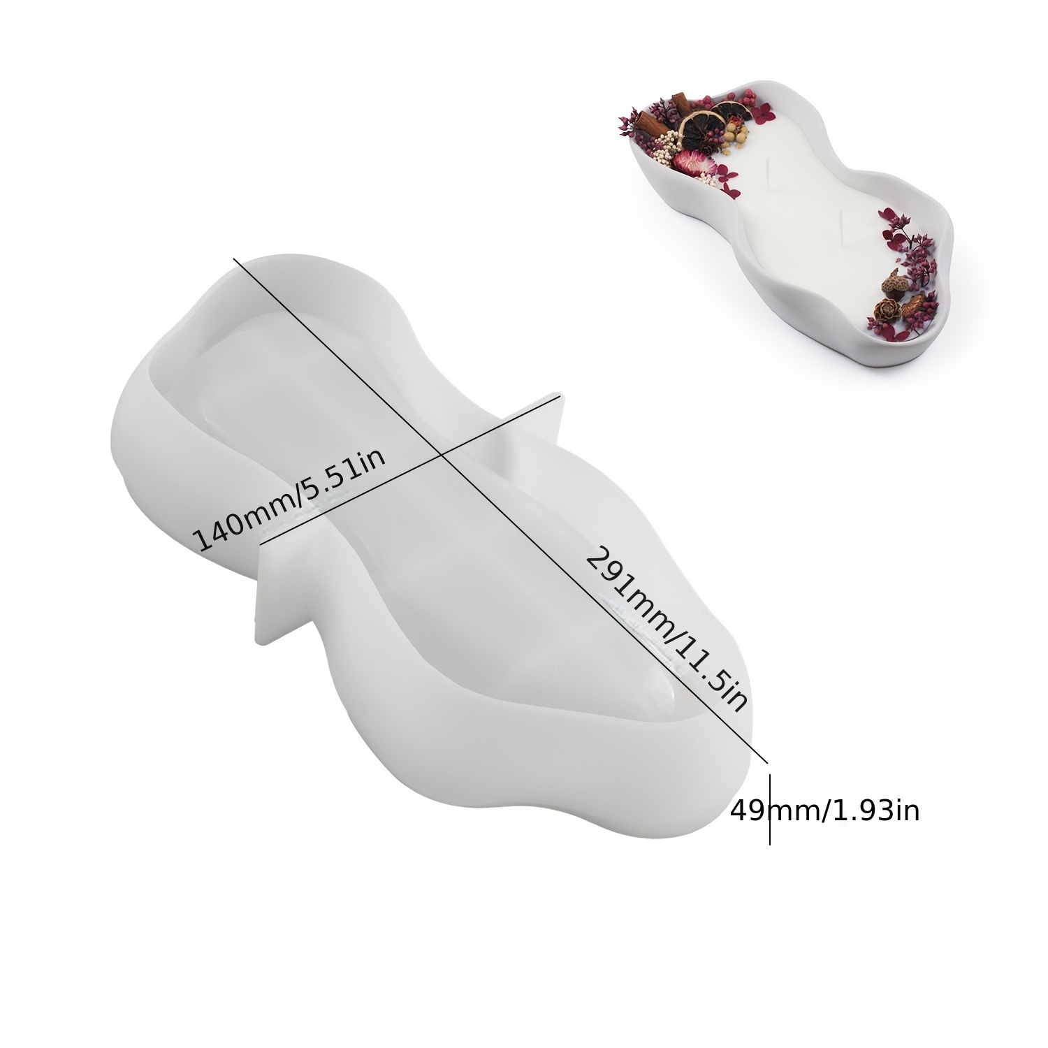 1 Cetakan Silikon Oval Besar T - Potsticker Mold ulasan dan harga