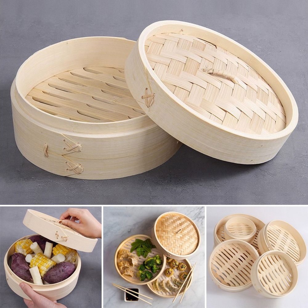Keranjang Kukusan Bambu Cina u - Bao Steamer Bamboo ulasan dan harga