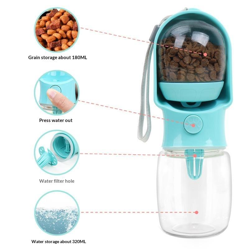 Botol Makanan dan Air Hewan Pe - Hot Dog Press ulasan dan harga