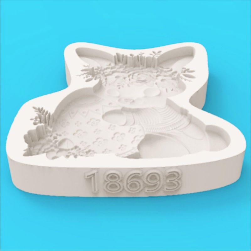 Cetakan Kue Silikon Bentuk Kel - Bunny Cake Mold ulasan dan harga