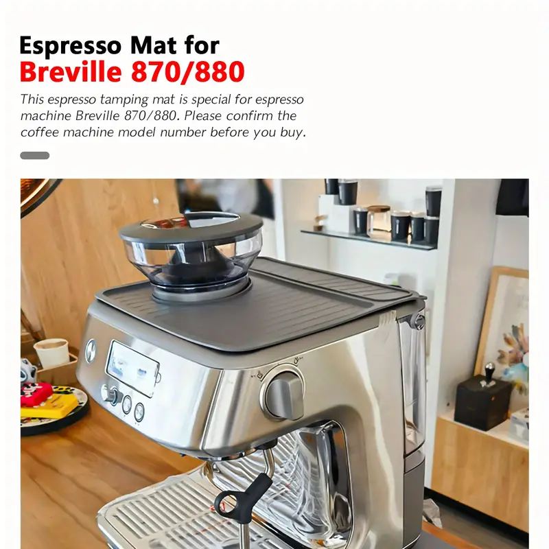 Tikar kopi silikon untuk Brevi - Breville Espresso Bes870 ulasan dan harga