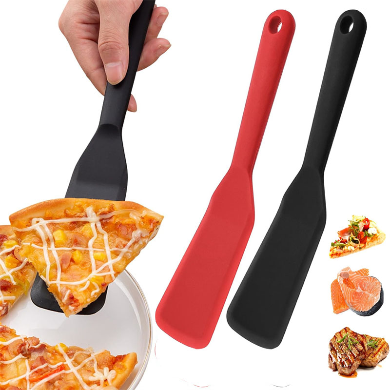 1/2 Buah Spatula Silikon Tipis - Okonomiyaki Spatula ulasan dan harga