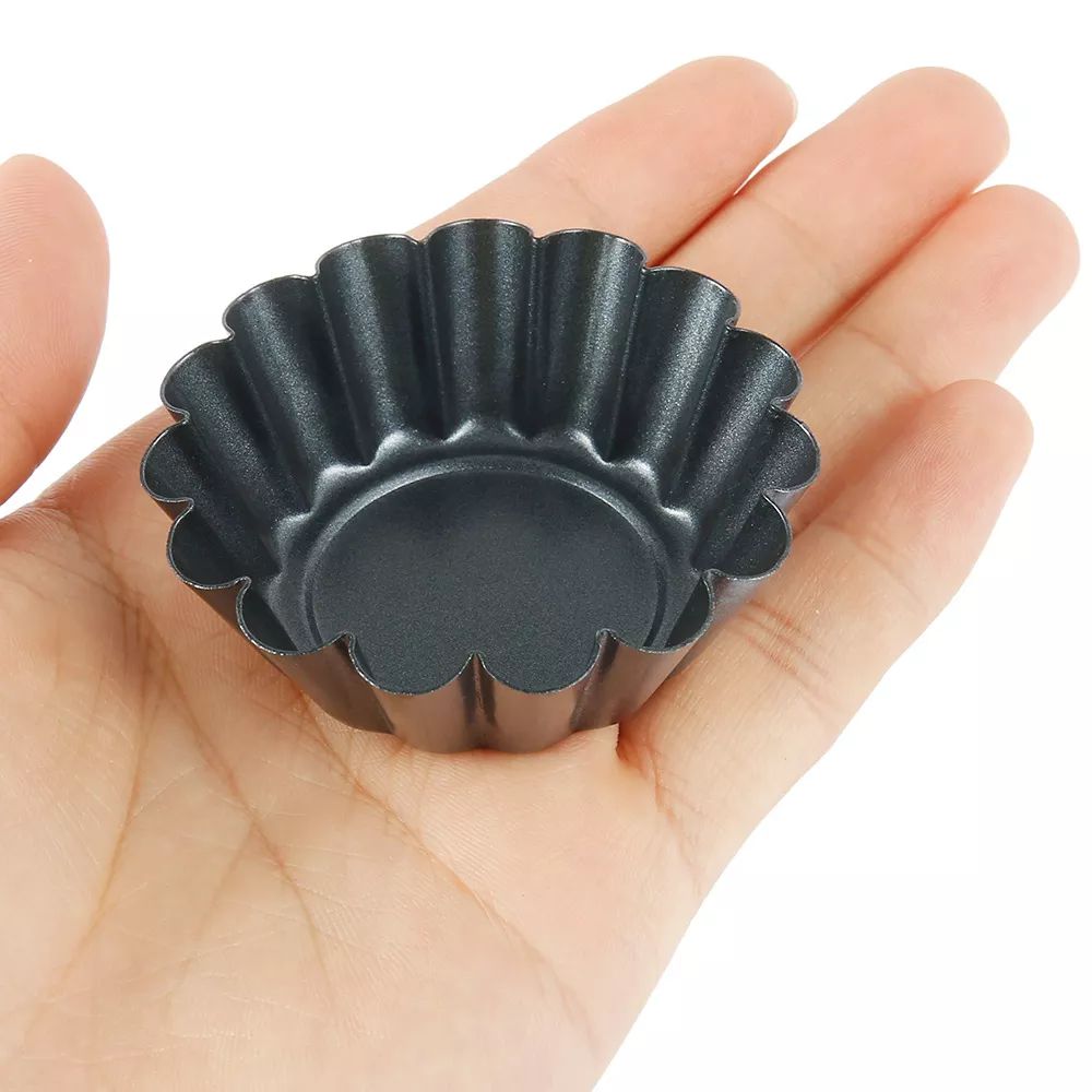 4 Buah Cetakan Tart Bulat Mini - Egg Waffle Pan ulasan dan harga
