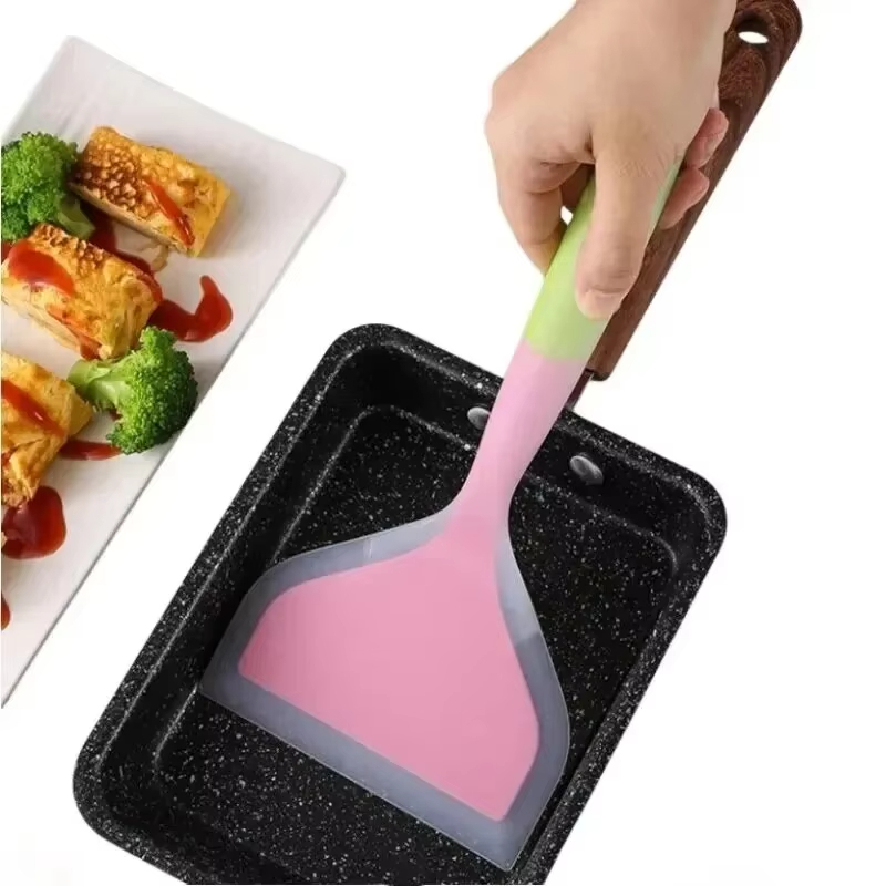 Spatula Pancake Warna Acak Sil - Okonomiyaki Spatula ulasan dan harga
