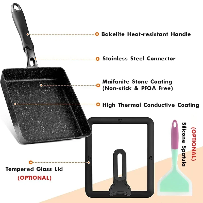 Panci omelet Jepang/panci Tama - Egg Waffle Pan ulasan dan harga