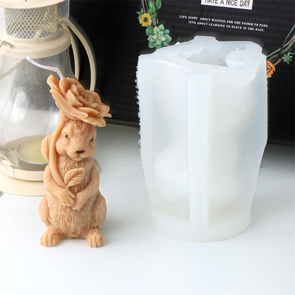 Cetakan silikon lilin kelinci  - Bunny Cake Mold ulasan dan harga