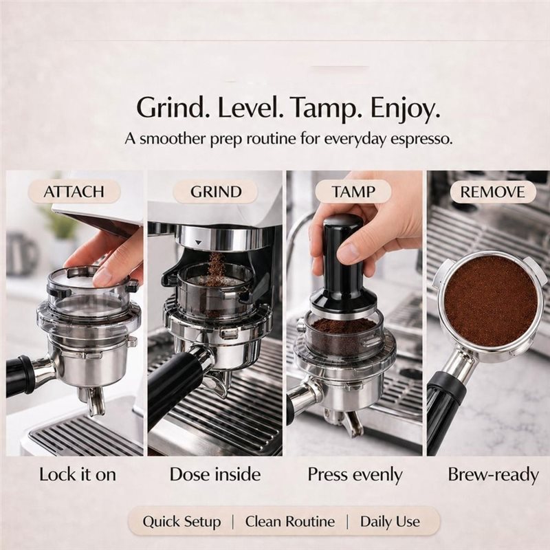 Corong Portafilter Twist-Lock  - Breville Espresso Barista Touch ulasan dan harga