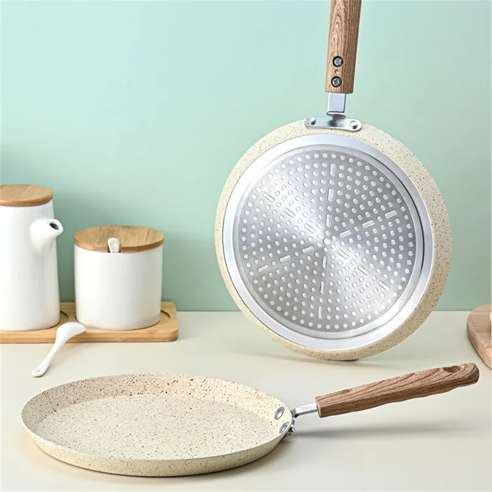Wajan penggorengan anti lengke - Egg Waffle Pan ulasan dan harga